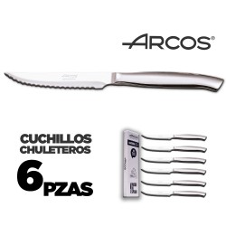 Cuchillos Arcos Paquete De 6 Piezas Cuchillo Chuletero