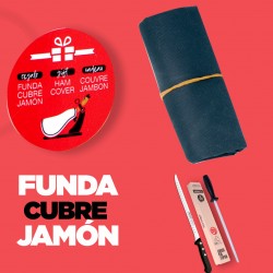 Arcos, Juego Cuchillo Jamonero 3 Pzas, jamonero acero inoxidable (240  mm), afilador Chaira y cubre jamón, Juego Cuchillos jamonero profesional, Paleta ibérica