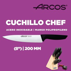 JUEGO DE CUCHILLOS COCINA CON TACO BLACK