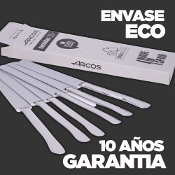 Arcos Juego Cuchillos Carne | 6 Piezas | Cuchillo chuleteros | Hoja 110 mm  filo serrado