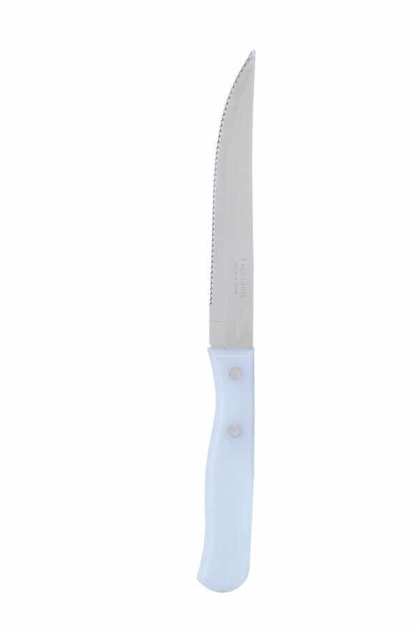 Cuperinox Pearl Elegance – Pack de 6 Cuchillos de Cocina 11 cm con Hoja de Acero Inoxidable Microdentada y Mango Nácar – Precisión y Sofisticación - Imagen 3