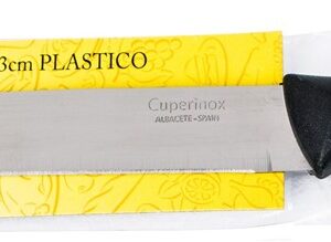 Cuperinox Essential Series – Pack de 6 Cuchillos de Cocina 13 cm con Hoja de Acero Inoxidable y Mango Plástico – Filo Preciso y Ergonómico