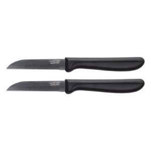Cuperinox Essential Series – Set de 2 Cuchillos Patateros con Hoja de Acero Inoxidable y Mango Ergonómico de Plástico – Corte Preciso y Durabilidad para Cocina y Pelado de Verduras