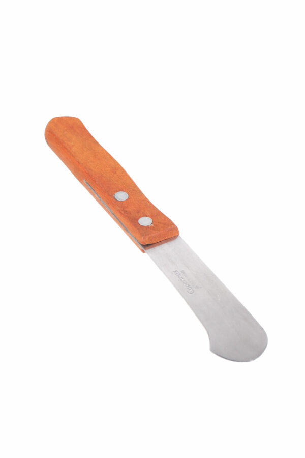 Cuperinox Classic Line – Pack de 6 Espátulas para Untar con Hoja de Acero Inoxidable y Mango de Madera – Ideal para Mantequilla, Quesos y Cremas - Imagen 2