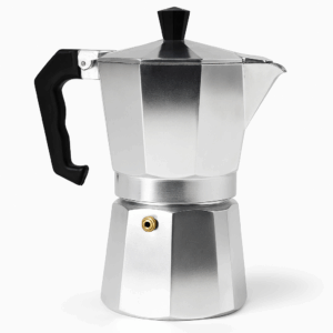 CUPERINOX Cafetera Italiana de Aluminio 1-2 Tazas | Compatible con Inducción | Cafetera Moka Clásica | Mango Resistente al Calor | Ideal para Espresso - Aluminium Coffee Essentials