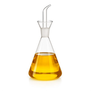 CUPERINOX Aceitera de Cristal Antigoteo para Aceite de Oliva, Resistente y Fácil de Limpiar Gourmet Oil Collection (1000 Ml)