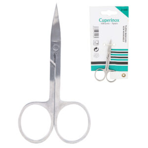 CUPERINOX Beauty Care - Tijera Manicura Profesional 9 cm | Acero Inoxidable Preciso | Recorte de Uñas, Cutículas y Vello Facial | Uso Personal y Profesional