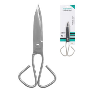 CUPERINOX Kitchen Pro - Tijeras de Pescado 25 cm de Acero Inoxidable | Mango Metálico Robusto | Corte Profesional para Pescado, Carne y Caza | Uso Ambidiestro | Apto Lavavajillas