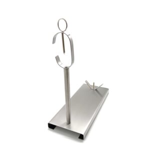 CUPERINOX Soporte Jamonero Profesional Inoxidable | Estable y Robusto | Incluye Cuchillo Jamonero, Afilador y Funda para Jamón | Base Antideslizante | Jamoneros Elite Collection