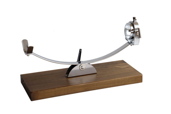 CUPERINOX Soporte Jamonero Profesional de Madera | Sistema Balancín y Giratorio | Incluye Cuchillo Jamonero, Afilador y Funda para Jamón | Base Estable Antideslizante | Jamoneros Elite Collection