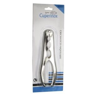Cuperinox – Cascanueces Estampado de Metal Resistente | Diseño Ergonómico para Nueces, Avellanas y Más | EasyOpen Line