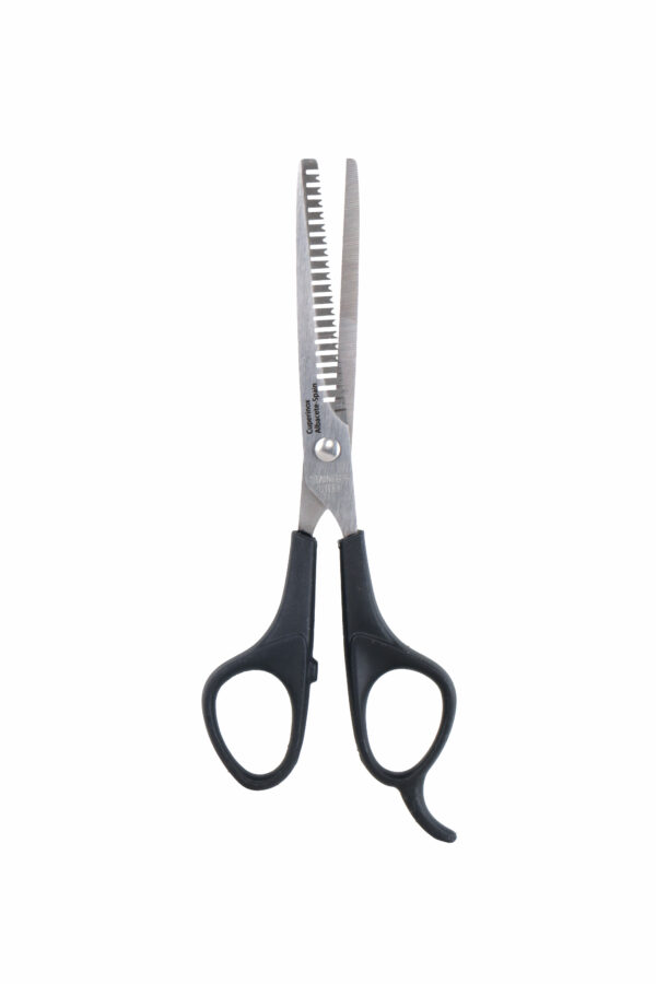 CUPERINOX Stylist Series - Tijera Peluquero Profesional de Entresacar 16,5 cm | Acero Inoxidable Mate | Corte de Texturizado y Desfilado | Uso Profesional en Salones - Imagen 3