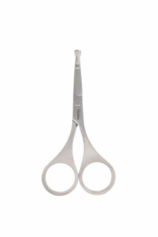 CUPERINOX Beauty Care - Tijera Punta Redonda para Manicura y Pedicura 9 cm | Acero Inoxidable Seguro | Recorta Uñas, Cejas y Vello Facial | Uso Profesional y Personal - Imagen 2