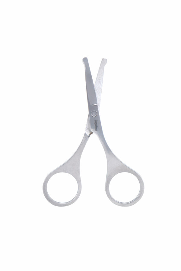 CUPERINOX Beauty Care - Tijera Punta Redonda para Manicura y Pedicura 9 cm | Acero Inoxidable Seguro | Recorta Uñas, Cejas y Vello Facial | Uso Profesional y Personal - Imagen 3