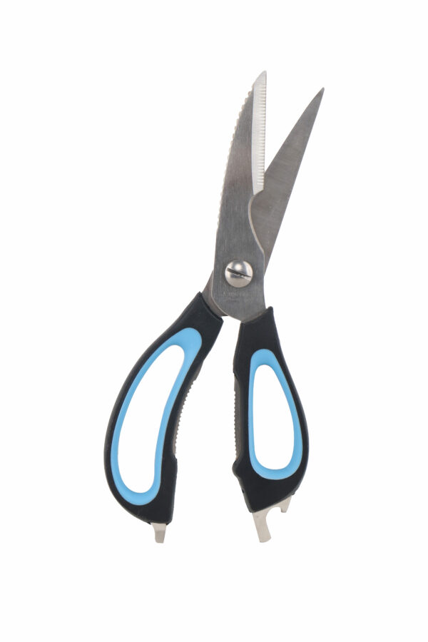 Cuperinox Kitchen Pro Tijeras de Cocina Multiusos 5 en 1 Tijeras de Trinchar Carne y Pescado Acero Inoxidable Cascanueces Abrebotellas Mango Ergonómico Apto Lavavajillas - Imagen 3