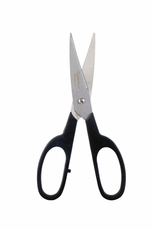 CUPERINOX Kitchen Pro - Tijeras Cocina Profesional | Mango Negro Ambidiestro | Acero Inoxidable de Alta Calidad | Para Pollo, Pescado, Carne y Verduras | Apto Lavavajillas - Imagen 3