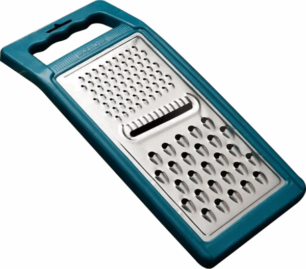 Cuperinox – Rallador Mediano de Acero Inoxidable | Mango Ergonómico | Ideal para Queso, Verduras y Frutas | Kitchen Prep Line