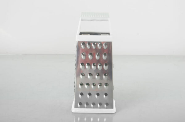 Cuperinox – Rallador Piramidal 24 cm de Acero Inoxidable | 4 Caras Multiusos | Mango Ergonómico | Kitchen Prep Line