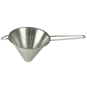 Cuperinox – Colador Chino de Acero Inoxidable 14 cm | Diseño Cónico con Malla Fina | Mango Ergonómico | Kitchen Prep Line