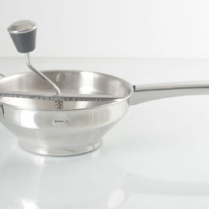 CUPERINOX Pasapuré Inoxidable 19 cm con 3 Discos Intercambiables | Mango Metálico | Para Purés, Cremas y Salsas | Kitchen Prep Line
