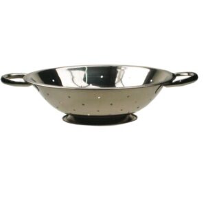 Cuperinox – Escurridor de Verduras 24 cm de Acero Inoxidable | Base Estable y Mango Ergonómico | Kitchen Prep Line