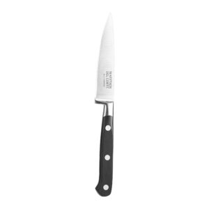 Maestros del Corte by CUPERINOX - Cuchillo Pelador Profesional 9 cm | Hoja de Acero Inoxidable de Alta Precisión | Mango Ergonómico Antideslizante | Cuchillo de Cocina para Frutas y Verduras