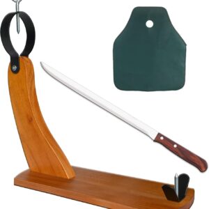 Pack Soporte Jamonero Góndola Incluye: Cuchillo Jamonero madera Arcos + Funda Jamon